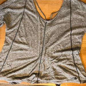 North face long sleeve with strapped back